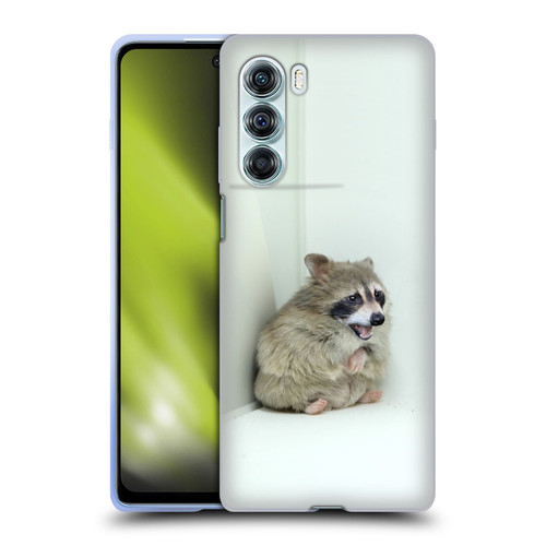 Pixelmated Animals Surreal Wildlife Hamster Raccoon Soft Gel Case for Motorola Edge S30 / Moto G200 5G