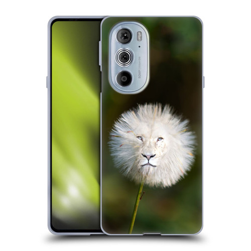Pixelmated Animals Surreal Wildlife Dandelion Soft Gel Case for Motorola Edge X30