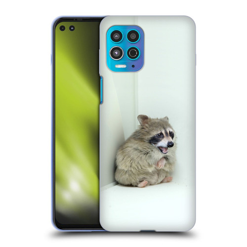 Pixelmated Animals Surreal Wildlife Hamster Raccoon Soft Gel Case for Motorola Moto G100