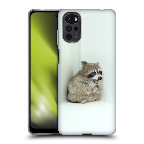 Pixelmated Animals Surreal Wildlife Hamster Raccoon Soft Gel Case for Motorola Moto G22