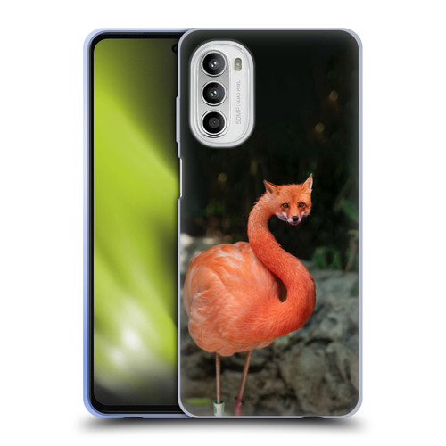 Pixelmated Animals Surreal Wildlife Foxmingo Soft Gel Case for Motorola Moto G52