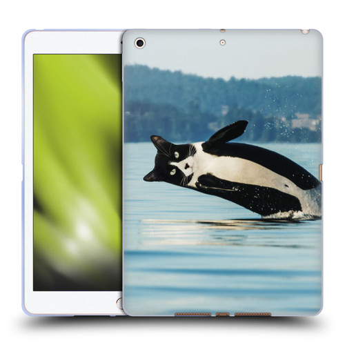Pixelmated Animals Surreal Wildlife Orcat Soft Gel Case for Apple iPad 10.2 2019/2020/2021