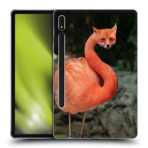 Pixelmated Animals Surreal Wildlife Foxmingo Soft Gel Case for Samsung Galaxy Tab S8