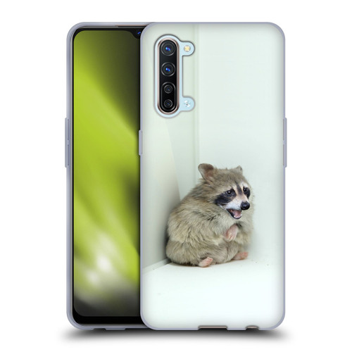 Pixelmated Animals Surreal Wildlife Hamster Raccoon Soft Gel Case for OPPO Find X2 Lite 5G