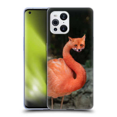 Pixelmated Animals Surreal Wildlife Foxmingo Soft Gel Case for OPPO Find X3 / Pro