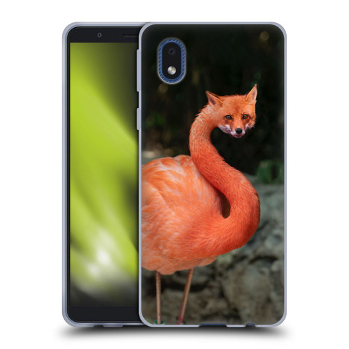 Pixelmated Animals Surreal Wildlife Foxmingo Soft Gel Case for Samsung Galaxy A01 Core (2020)