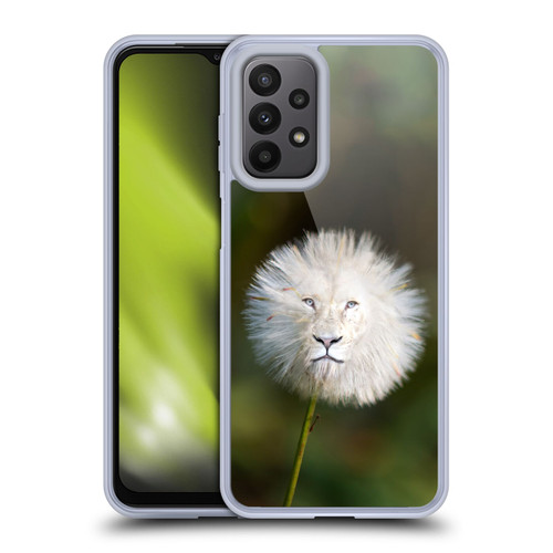 Pixelmated Animals Surreal Wildlife Dandelion Soft Gel Case for Samsung Galaxy A23 / 5G (2022)