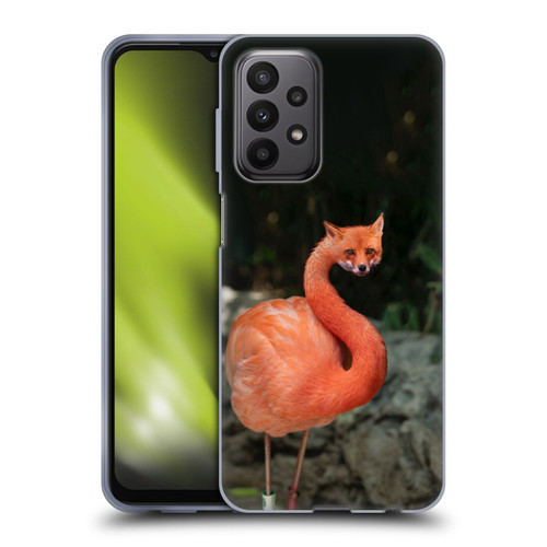 Pixelmated Animals Surreal Wildlife Foxmingo Soft Gel Case for Samsung Galaxy A23 / 5G (2022)