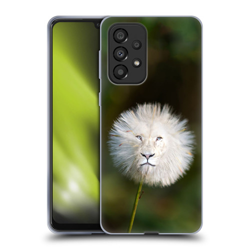 Pixelmated Animals Surreal Wildlife Dandelion Soft Gel Case for Samsung Galaxy A33 5G (2022)