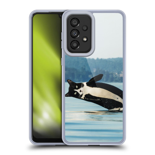 Pixelmated Animals Surreal Wildlife Orcat Soft Gel Case for Samsung Galaxy A33 5G (2022)
