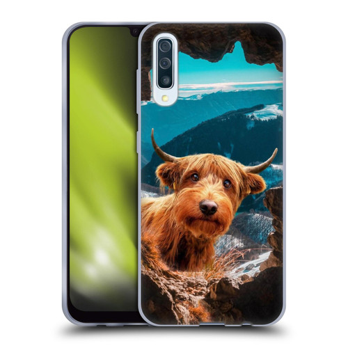 Pixelmated Animals Surreal Wildlife Cowpup Soft Gel Case for Samsung Galaxy A50/A30s (2019)