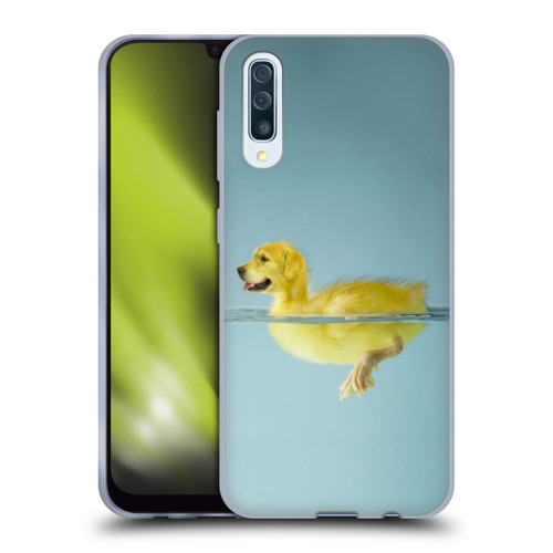 Pixelmated Animals Surreal Wildlife Dog Duck Soft Gel Case for Samsung Galaxy A50/A30s (2019)