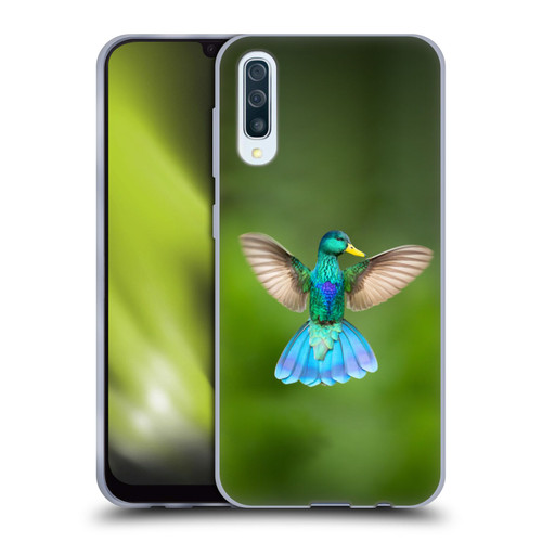 Pixelmated Animals Surreal Wildlife Quaking Bird Soft Gel Case for Samsung Galaxy A50/A30s (2019)