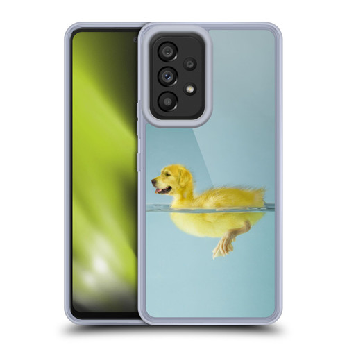 Pixelmated Animals Surreal Wildlife Dog Duck Soft Gel Case for Samsung Galaxy A53 5G (2022)