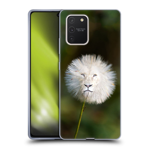 Pixelmated Animals Surreal Wildlife Dandelion Soft Gel Case for Samsung Galaxy S10 Lite