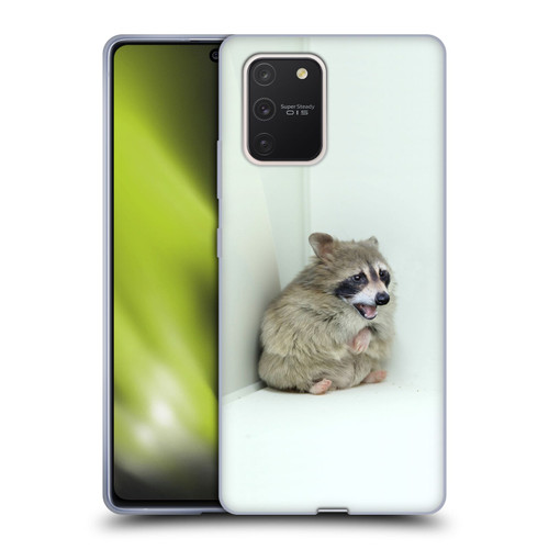 Pixelmated Animals Surreal Wildlife Hamster Raccoon Soft Gel Case for Samsung Galaxy S10 Lite