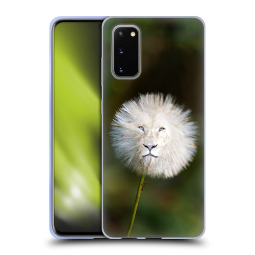 Pixelmated Animals Surreal Wildlife Dandelion Soft Gel Case for Samsung Galaxy S20 / S20 5G