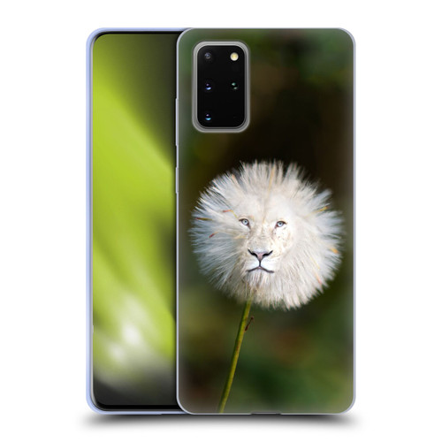 Pixelmated Animals Surreal Wildlife Dandelion Soft Gel Case for Samsung Galaxy S20+ / S20+ 5G