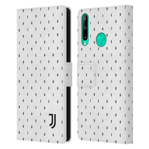 Juventus Football Club Lifestyle 2 White Logo Type Pattern Leather Book Wallet Case Cover For Huawei P40 lite E