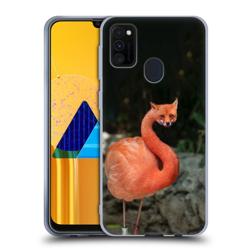 Pixelmated Animals Surreal Wildlife Foxmingo Soft Gel Case for Samsung Galaxy M30s (2019)/M21 (2020)