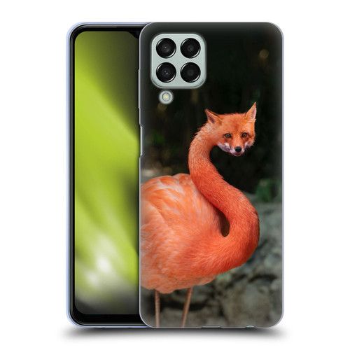 Pixelmated Animals Surreal Wildlife Foxmingo Soft Gel Case for Samsung Galaxy M33 (2022)
