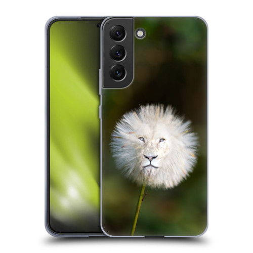 Pixelmated Animals Surreal Wildlife Dandelion Soft Gel Case for Samsung Galaxy S22+ 5G