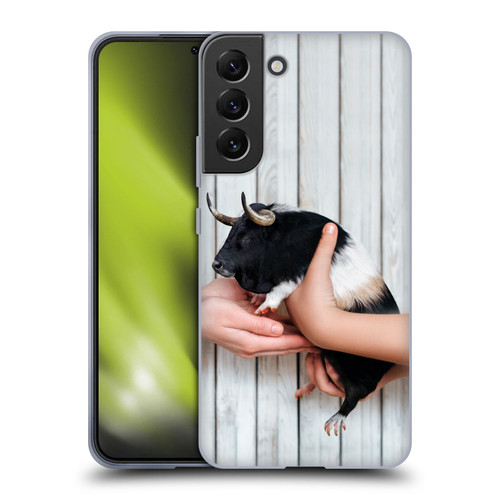 Pixelmated Animals Surreal Wildlife Guinea Bull Soft Gel Case for Samsung Galaxy S22+ 5G