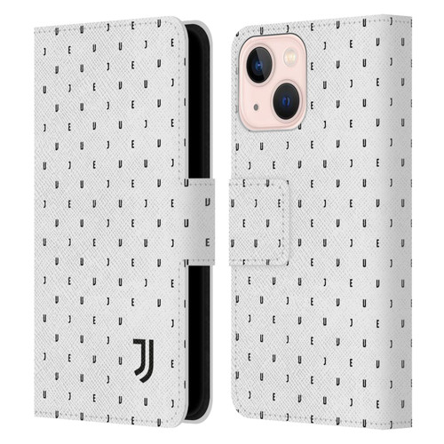 Juventus Football Club Lifestyle 2 White Logo Type Pattern Leather Book Wallet Case Cover For Apple iPhone 13 Mini