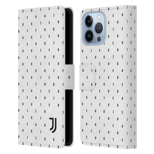 Juventus Football Club Lifestyle 2 White Logo Type Pattern Leather Book Wallet Case Cover For Apple iPhone 13 Pro Max