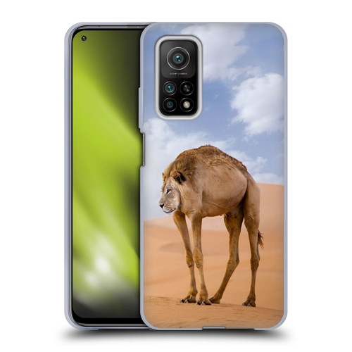 Pixelmated Animals Surreal Wildlife Camel Lion Soft Gel Case for Xiaomi Mi 10T 5G