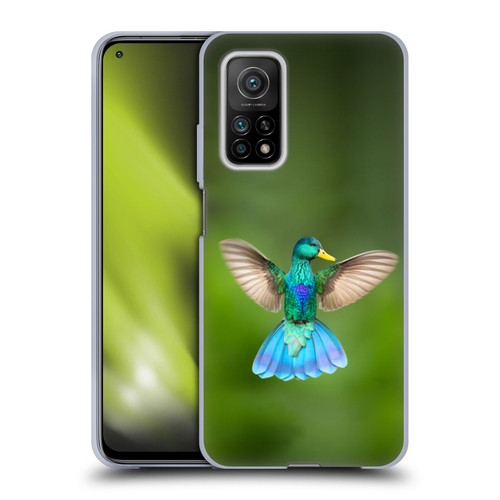 Pixelmated Animals Surreal Wildlife Quaking Bird Soft Gel Case for Xiaomi Mi 10T 5G