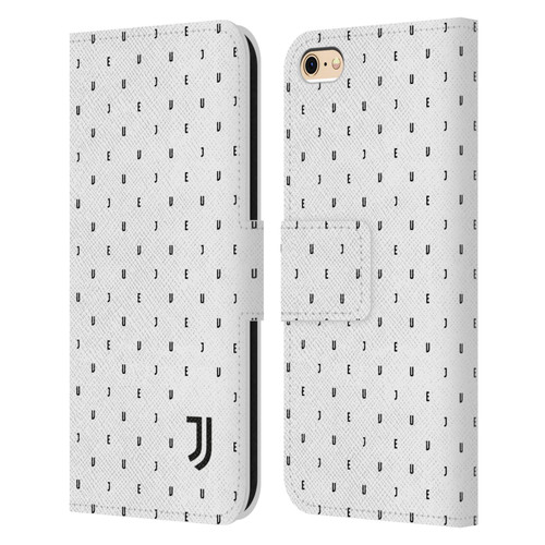 Juventus Football Club Lifestyle 2 White Logo Type Pattern Leather Book Wallet Case Cover For Apple iPhone 6 / iPhone 6s