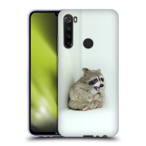 Pixelmated Animals Surreal Wildlife Hamster Raccoon Soft Gel Case for Xiaomi Redmi Note 8T