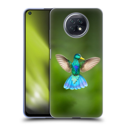 Pixelmated Animals Surreal Wildlife Quaking Bird Soft Gel Case for Xiaomi Redmi Note 9T 5G