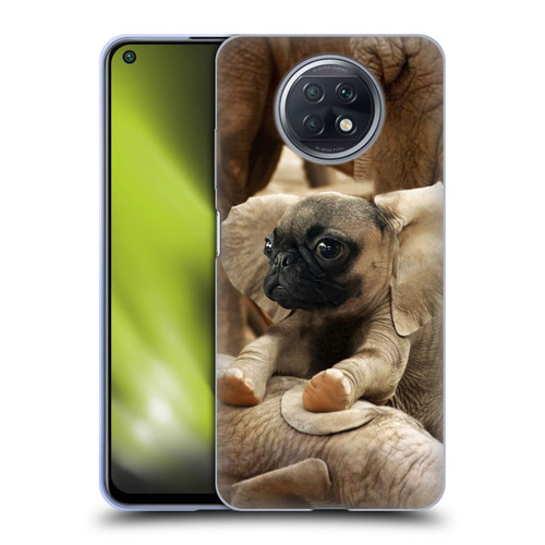 Pixelmated Animals Surreal Wildlife Pugephant Soft Gel Case for Xiaomi Redmi Note 9T 5G