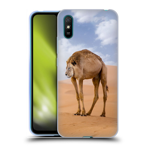 Pixelmated Animals Surreal Wildlife Camel Lion Soft Gel Case for Xiaomi Redmi 9A / Redmi 9AT
