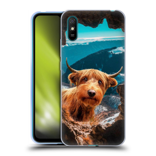 Pixelmated Animals Surreal Wildlife Cowpup Soft Gel Case for Xiaomi Redmi 9A / Redmi 9AT