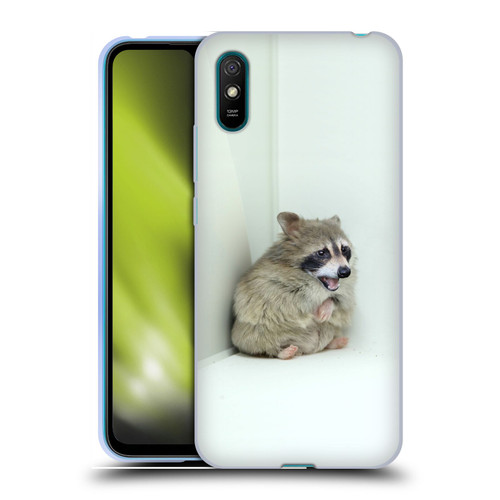 Pixelmated Animals Surreal Wildlife Hamster Raccoon Soft Gel Case for Xiaomi Redmi 9A / Redmi 9AT