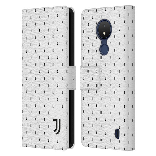 Juventus Football Club Lifestyle 2 White Logo Type Pattern Leather Book Wallet Case Cover For Nokia C21