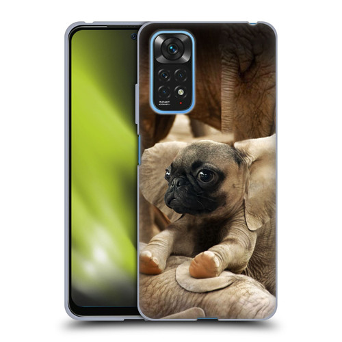 Pixelmated Animals Surreal Wildlife Pugephant Soft Gel Case for Xiaomi Redmi Note 11 / Redmi Note 11S