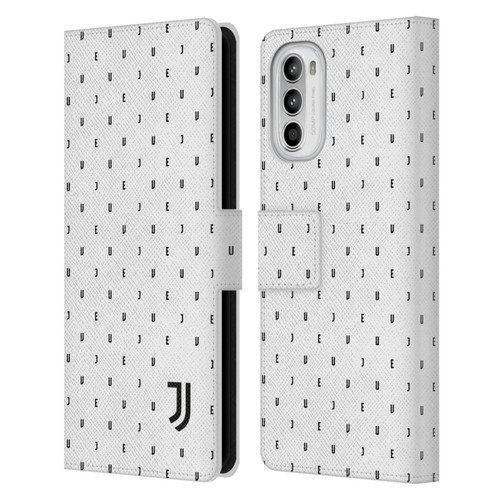 Juventus Football Club Lifestyle 2 White Logo Type Pattern Leather Book Wallet Case Cover For Motorola Moto G52