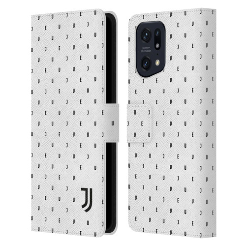 Juventus Football Club Lifestyle 2 White Logo Type Pattern Leather Book Wallet Case Cover For OPPO Find X5