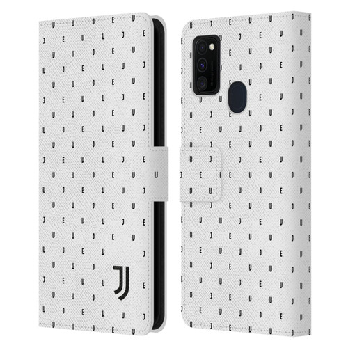 Juventus Football Club Lifestyle 2 White Logo Type Pattern Leather Book Wallet Case Cover For Samsung Galaxy M30s (2019)/M21 (2020)
