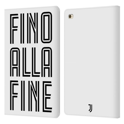 Juventus Football Club Type Fino Alla Fine White Leather Book Wallet Case Cover For Apple iPad mini 4