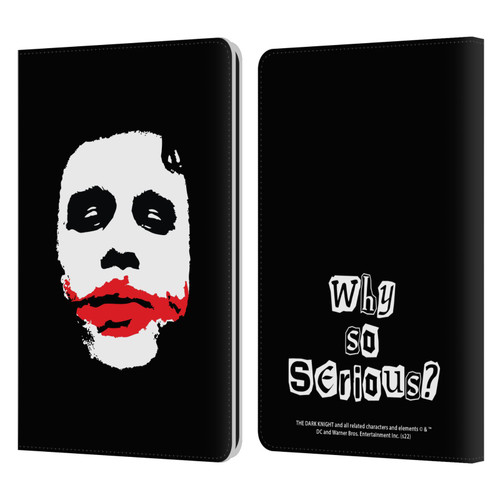 The Dark Knight Character Art Joker Face Leather Book Wallet Case Cover For Amazon Kindle Paperwhite 1 / 2 / 3