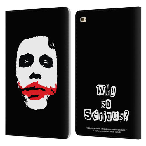 The Dark Knight Character Art Joker Face Leather Book Wallet Case Cover For Apple iPad mini 4