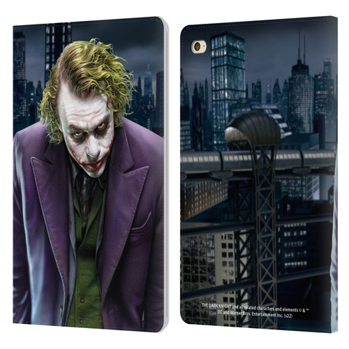 The Dark Knight Character Art Joker Leather Book Wallet Case Cover For Apple iPad mini 4