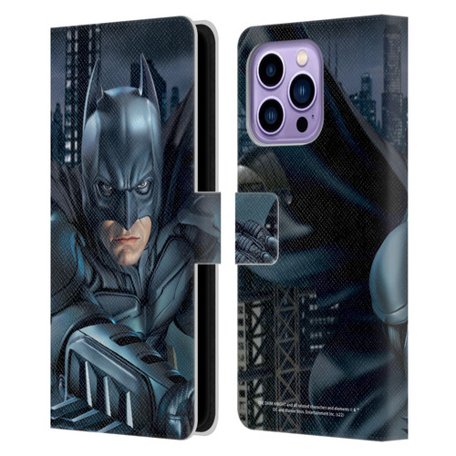 The Dark Knight Character Art Batman Leather Book Wallet Case Cover For Apple iPhone 14 Pro Max