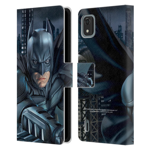 The Dark Knight Character Art Batman Leather Book Wallet Case Cover For Nokia C2 2nd Edition