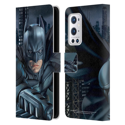 The Dark Knight Character Art Batman Leather Book Wallet Case Cover For OnePlus 9 Pro